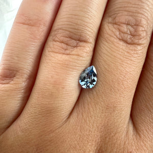 0.92ct Pear Brilliant Blue Sapphire