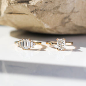 Diamond Rings in sunlight