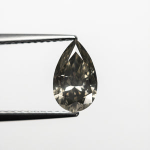 1.30ct 9.38x 5.69x3.70mm Fancy Grey Pear Brilliant 19913-11