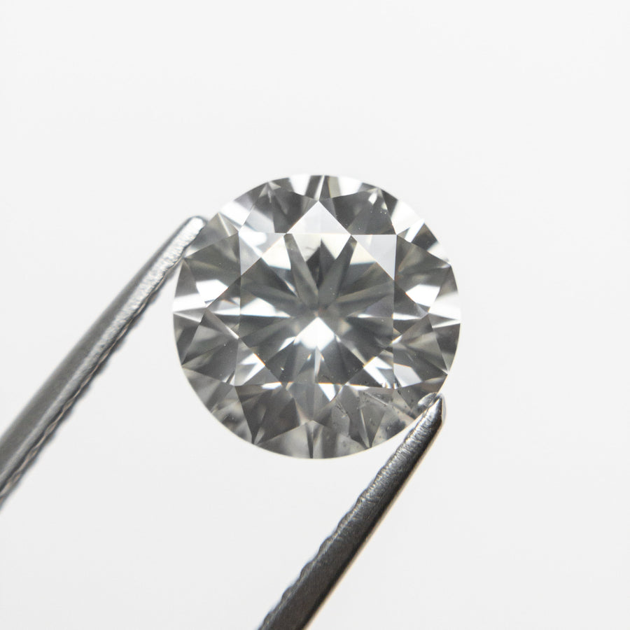 2.19ct 8.32x8.25x5.13mm GIA SI2 Fancy Grey Round Brilliant 19948-01