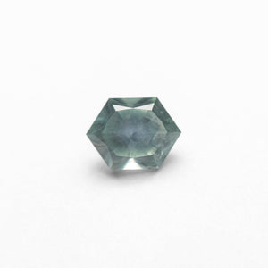 1.02ct 6.81x5.10x3.78mm Hexagon Brilliant Sapphire 23670-14