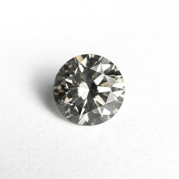 1.20ct 6.73x6.71x4.27mm SI1 Fancy Grey Round Brilliant 24270-01