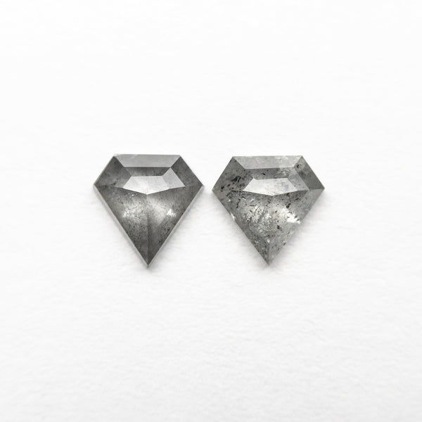 0.50cttw 2pc 4.60x4.51x1.81mm 4.39x4.51x1.90mm Shield Rosecut Matching Pair 24661-01