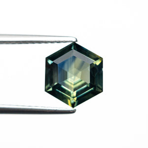 2.12ct 8.79x7.61x4.13mm Hexagon Step Cut Sapphire 25382-02