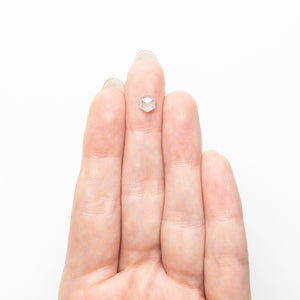 0.73ct 6.03x5.17x2.87mm Hexagon Step Cut