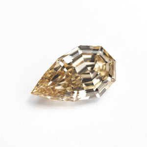 2.00ct 11.41x6.93x3.79mm GIA VS2 Fancy Yellow-Brown Geo Pear Step Cut 🇿🇦 26094-01