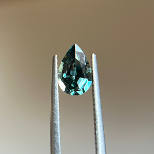 1.17ct Pear Brilliant Green Sapphire