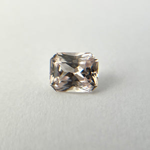 1.72ct Radiant Cut Light Peach Sapphire