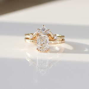 1.52ct Lily Radiant Lab Diamond Ring