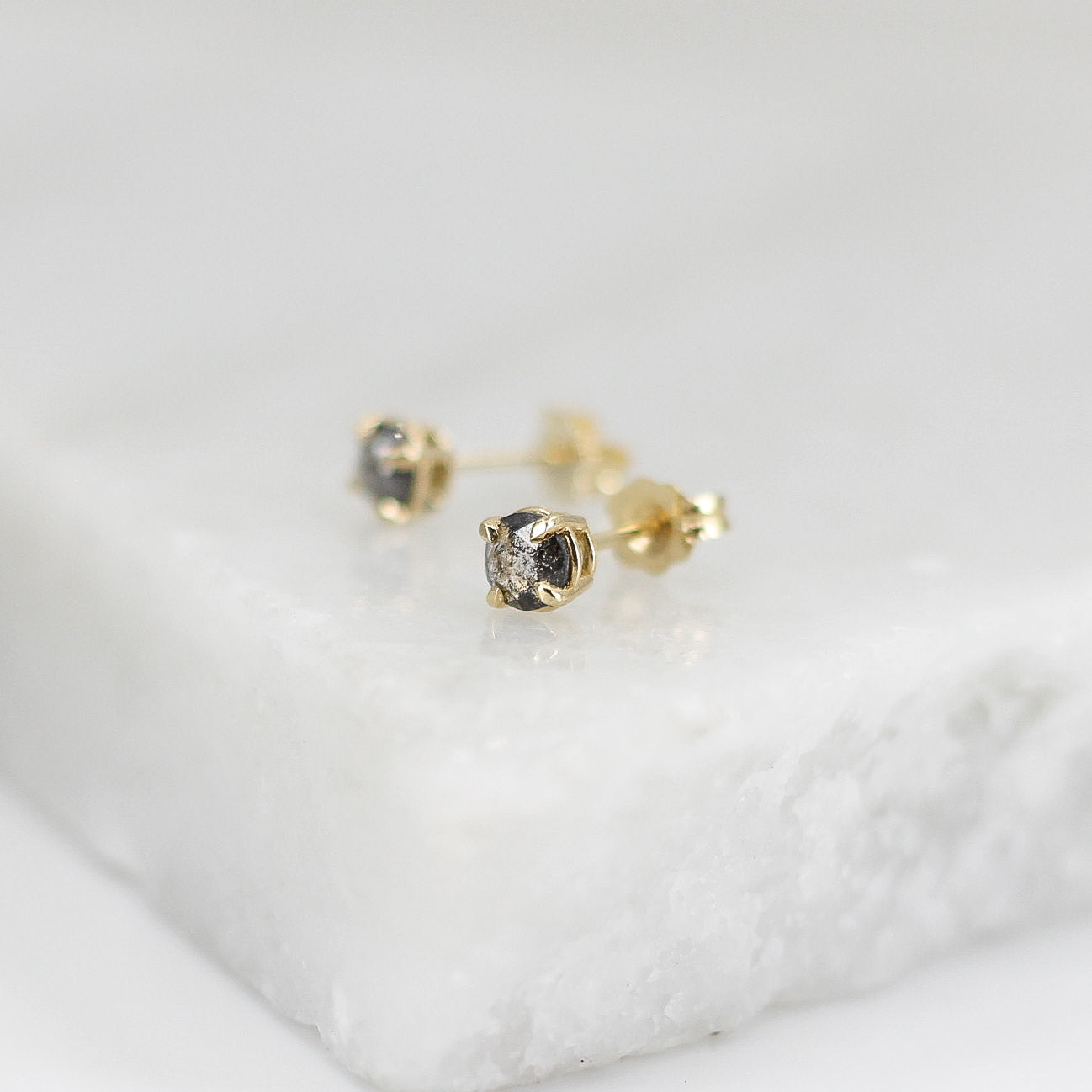 4mm Diamond Martini Studs, .50ctw — Emily Chelsea Jewelry