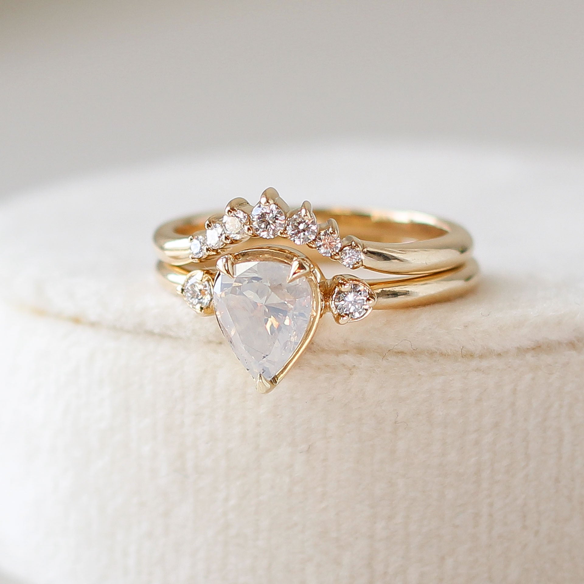 Crown Azure Diamond Ring | Radiant Diamond Rings | CaratLane